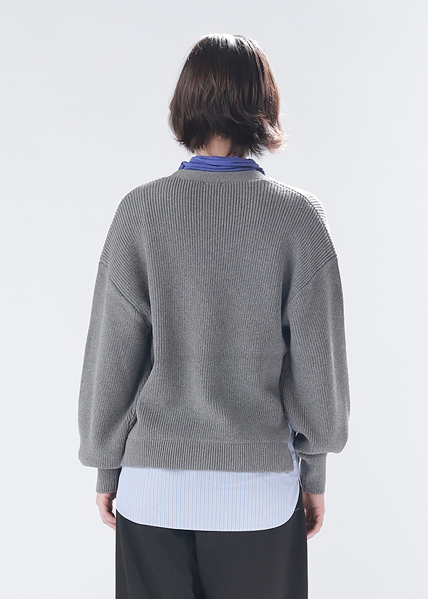 <先行予約> ZUCCa / TEXTURED COTTON KNIT / カーディガン
