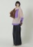 <先行予約> NYA- / COLOR BLOCK KNIT ACC / ストール