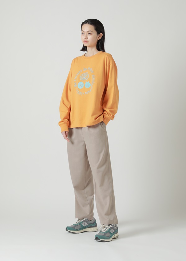 NYA- / (O) SMILE&NYA- LOGO T / ロングスリーブTシャツ