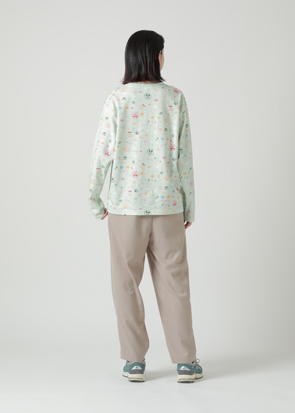 NYA- / (O) FAMILY PRINT T / ロングスリーブTシャツ