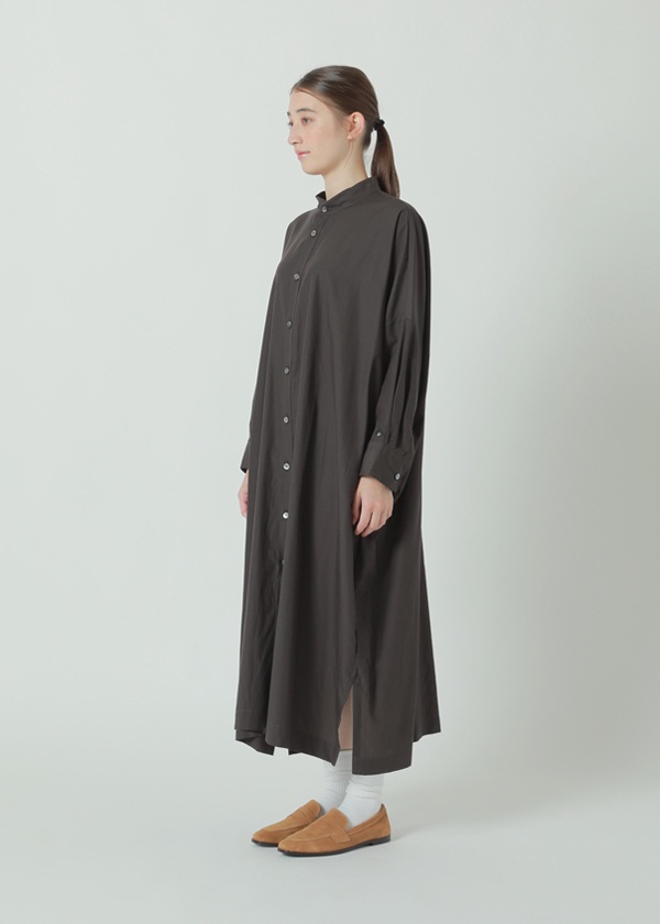NYA- / P SOLID FLOW DRESS / シャツワンピース