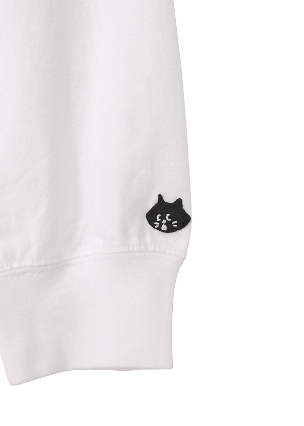 NYA- / (O) BACK NYA-? T / ロングスリーブTシャツ