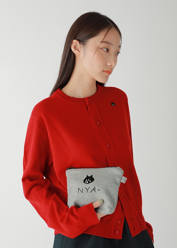 NYA- / (O) BASIC KNIT CARDIGAN / カーディガン
