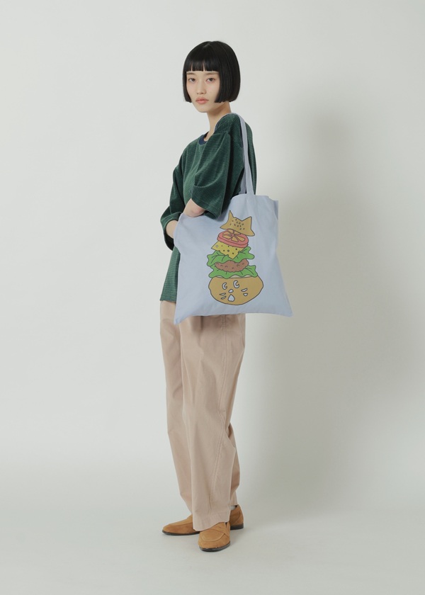 NYA- / HAMBURGER TOTE BAG / トートバッグ