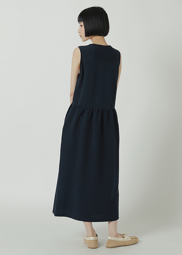 NYA- / SEERSUCKER STRIPED DRESS / ワンピース