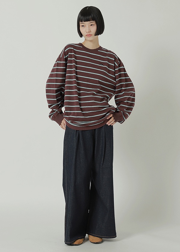 <先行予約> NYA- / MULTI STRIPED T / ロングスリーブTシャツ