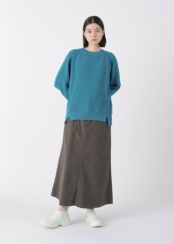 Plantation / (O) コットンライトスエード / スカート