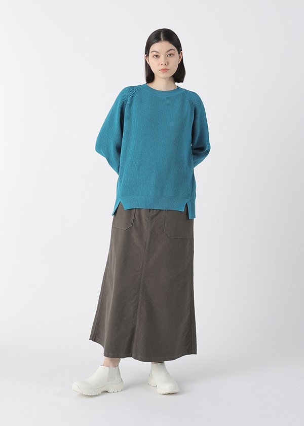 Plantation / (O) ライトコットンリリー / ニットプルオーバー