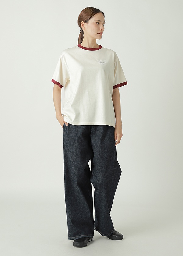 ZUCCa / S HEART LOGO RINGER T / Tシャツ