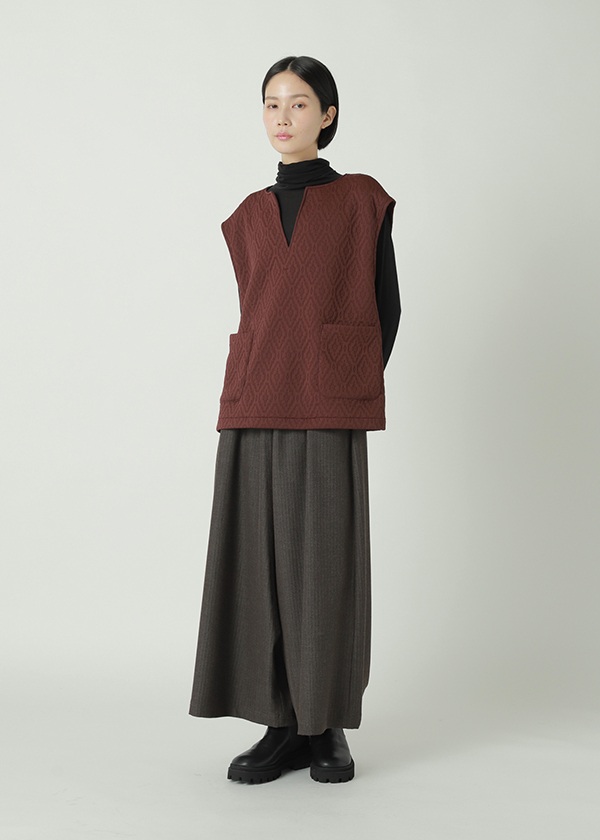 ZUCCa / タイルジャガード / ベスト