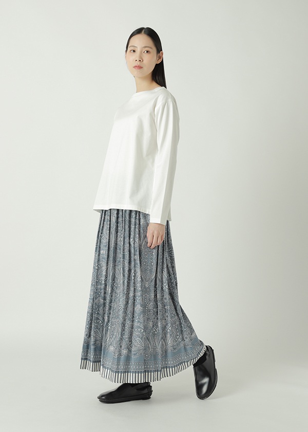 ZUCCa / S FLORAL SCARF PRINT / スカート
