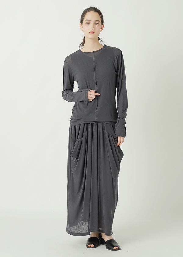 ZUCCa / S SHEER RIB KNIT / スカート