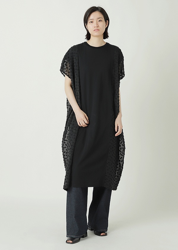 ZUCCa / PO JACQUARD DOCKING JERSEY / ワンピース