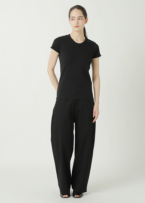 ZUCCa / S CUT OUT RIB / カットソー