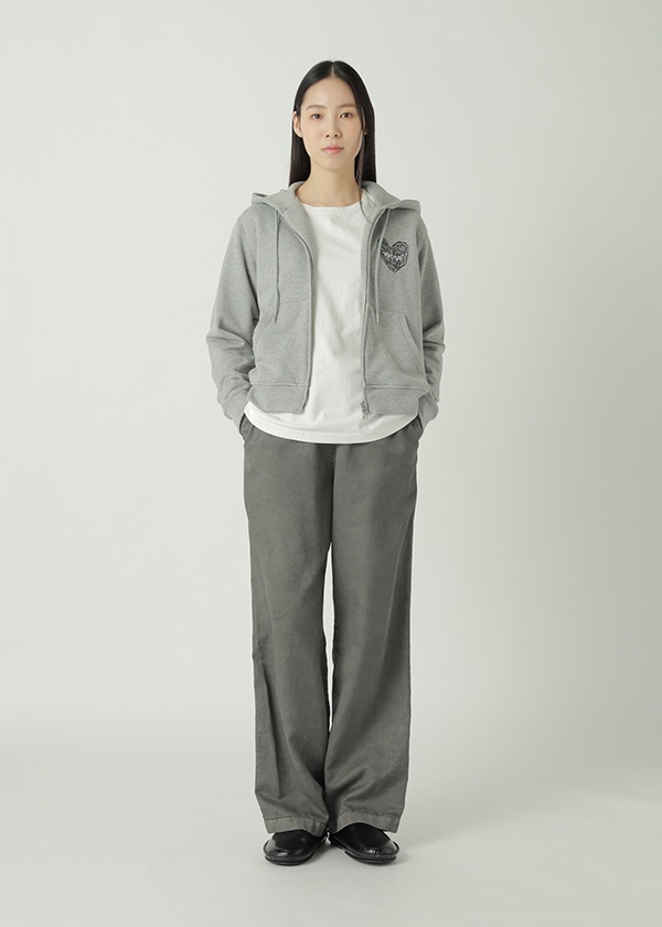 ZUCCa / PO HEART LOGO ZIP-UP HOODIE / スウェット