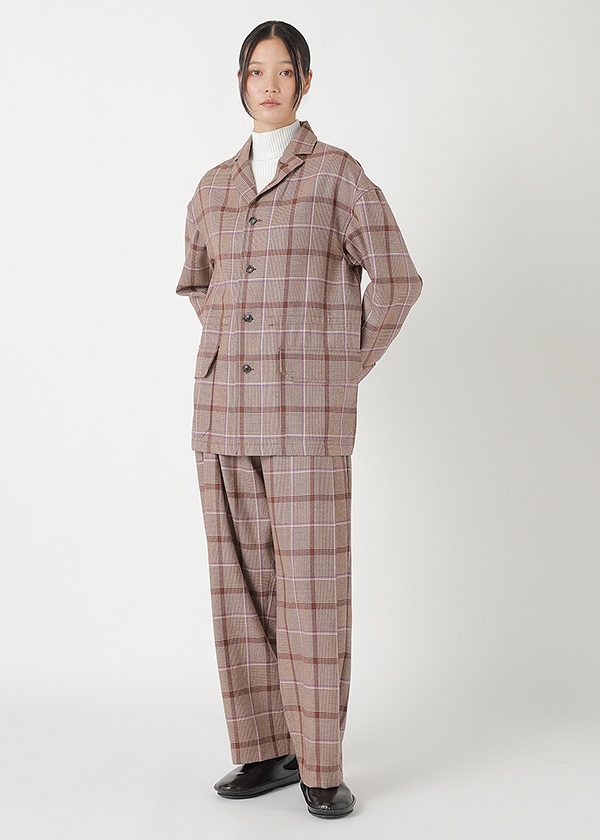 <先行予約> ZUCCa / WOOL CHECK / パンツ