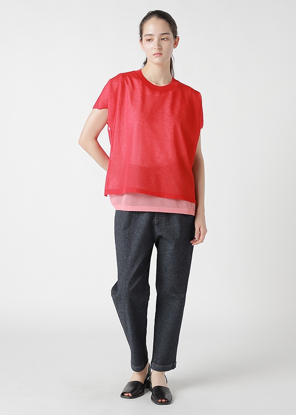 ZUCCa / DOUBLE SHEER KNIT / トップス