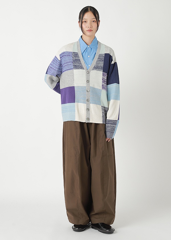 <先行予約> ZUCCa / COLOR BLOCK KNIT / カーディガン