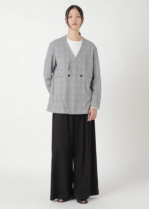 <先行予約> ZUCCa / GLEN CHECK JERSEY / ジャケット
