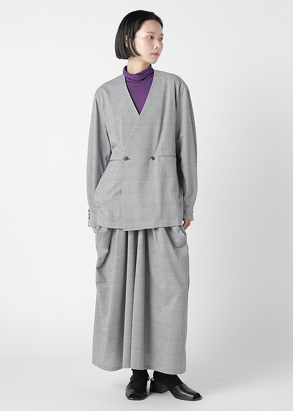ZUCCa / GLEN CHECK JERSEY / ジャケット
