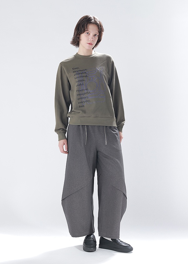 <先行予約> ZUCCa / TOOLS EMBROIDERY SWEATSHIRT / トップス