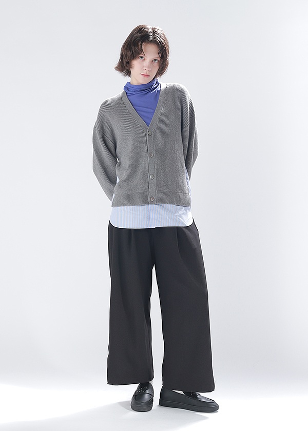 <先行予約> ZUCCa / TEXTURED COTTON KNIT / カーディガン