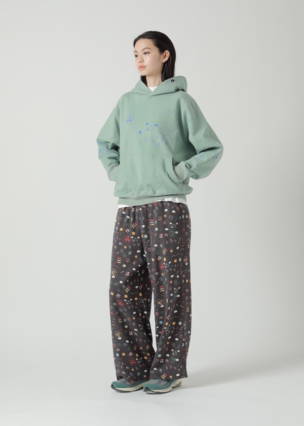 NYA- / (O) FAMILY PRINT PANTS / リラックスパンツ