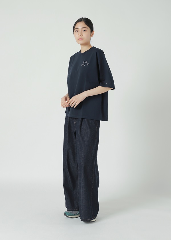 NYA- / EMBROIDERY FACE T / Tシャツ