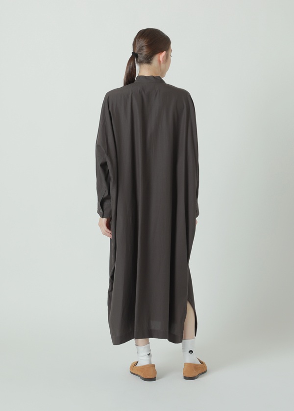 NYA- / P SOLID FLOW DRESS / シャツワンピース