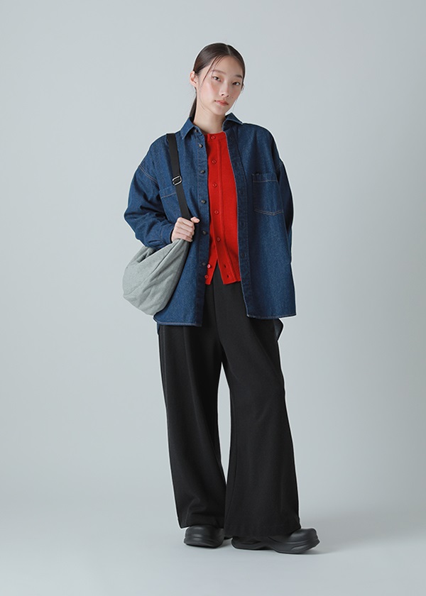 NYA- / (O) BASIC KNIT CARDIGAN / カーディガン