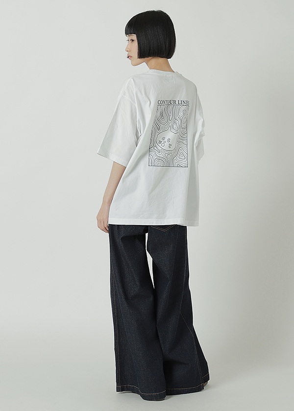 NYA- / CONTOUR LINES / Tシャツ