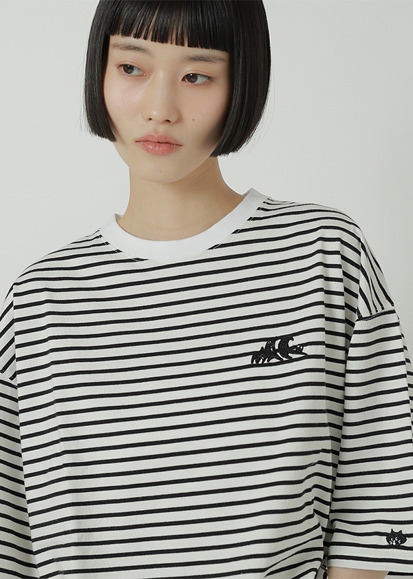 NYA- / hi-dutch × NYA- STRIPED T / Tシャツ