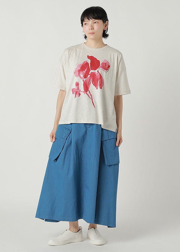 Plantation / ブラッシュフラワーT / Tシャツ