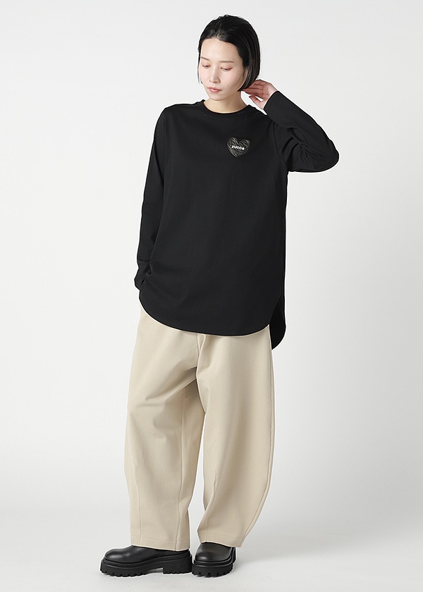 ZUCCa / HEART LOGO SHIRT TAIL T / カットソー