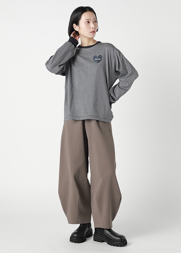ZUCCa / HEART LOGO STRIPED T / カットソー