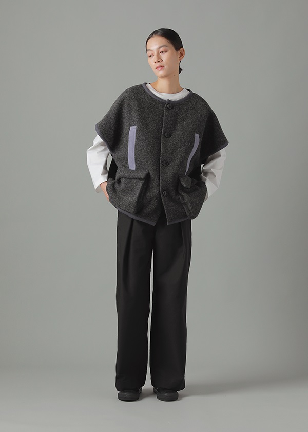 ZUCCa / (O) シャンブレーギャバ / パンツ