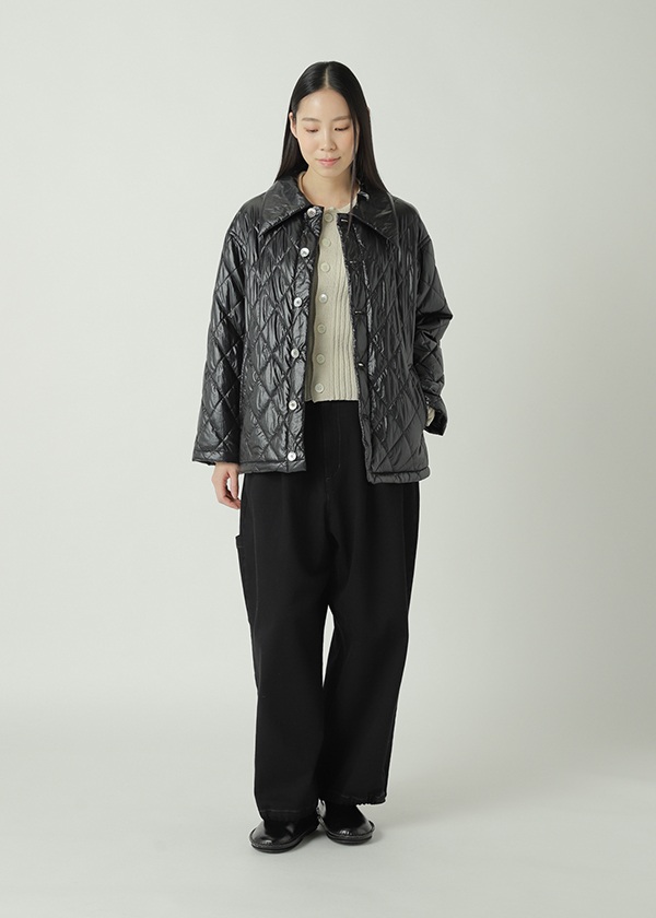 <先行予約> ZUCCa / GLOSSY QUILT COAT / ブルゾン