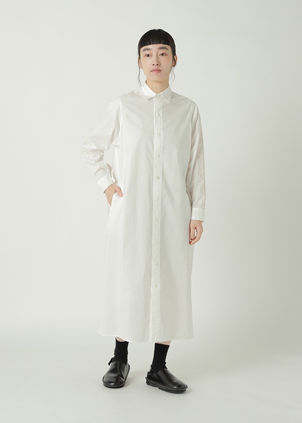 ZUCCa / P CORD EMBROIDERY SHIRT / ワンピース