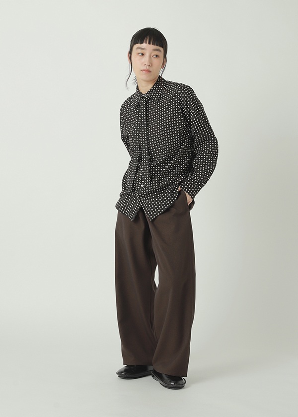 ZUCCa / S DOT SQUARE PRINT / ブラウス