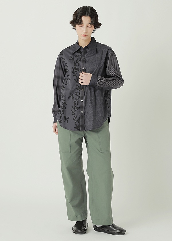 ZUCCa / S DOCKING PIECE DYE / シャツ