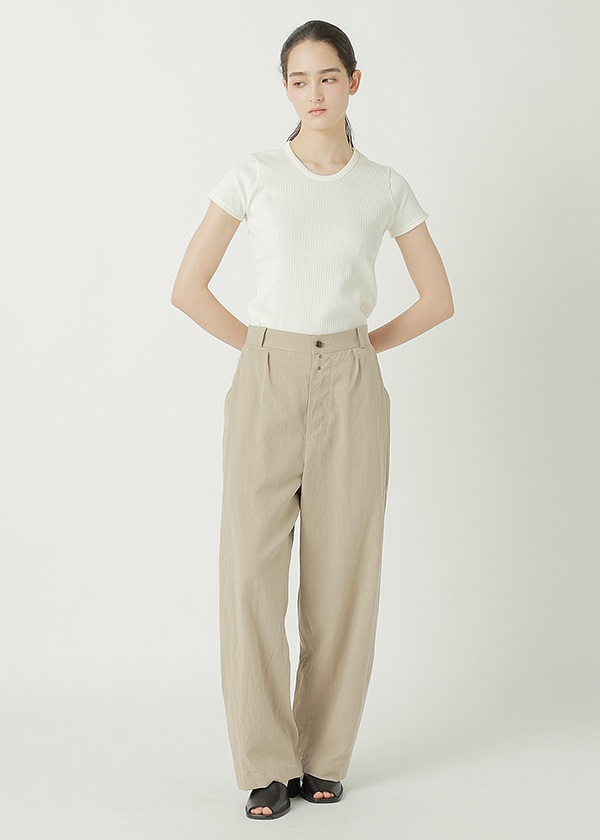 ZUCCa / S CUT OUT RIB / カットソー