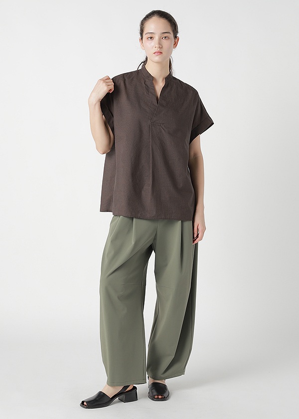 ZUCCa / COTTON SILK GINGHAM CHECK / ブラウス