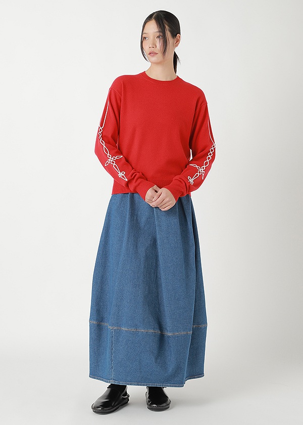 <先行予約> ZUCCa / EMBROIDERY KNIT / トップス