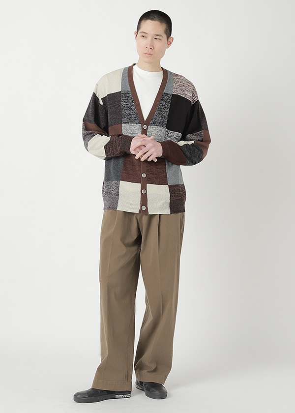 <先行予約> ZUCCa / COLOR BLOCK KNIT / カーディガン