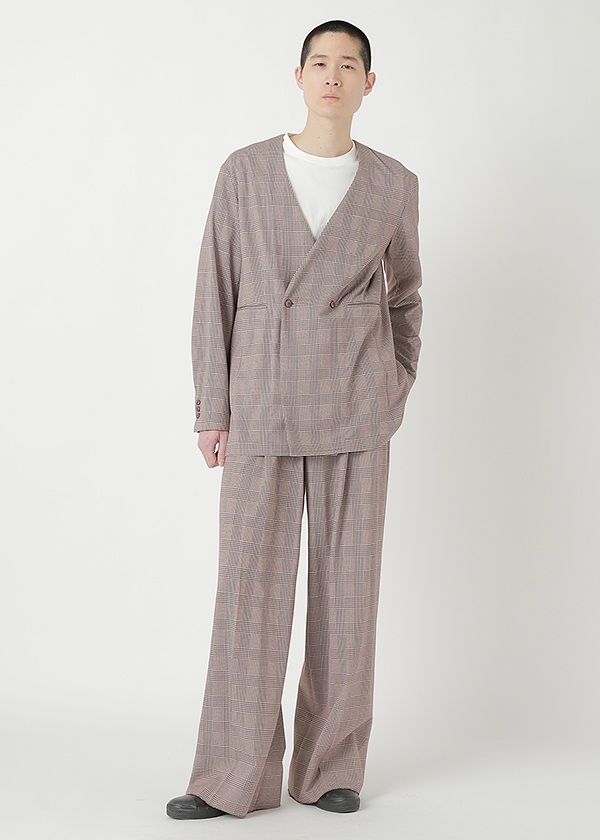 <先行予約> ZUCCa / GLEN CHECK JERSEY / ジャケット