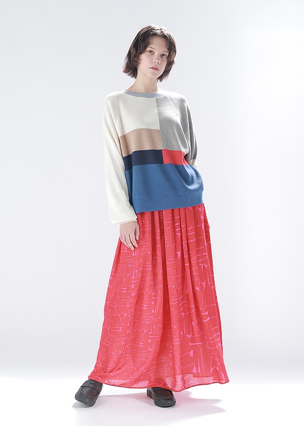<先行予約> ZUCCa / TOOLS PRINT / スカート