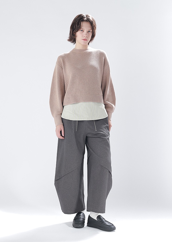 <先行予約> ZUCCa / TEXTURED COTTON KNIT / トップス