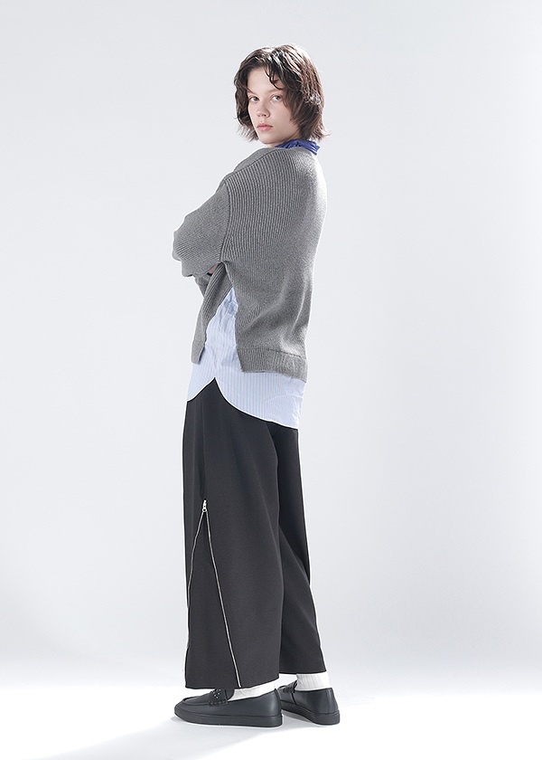 <先行予約> ZUCCa / TEXTURED COTTON KNIT / カーディガン