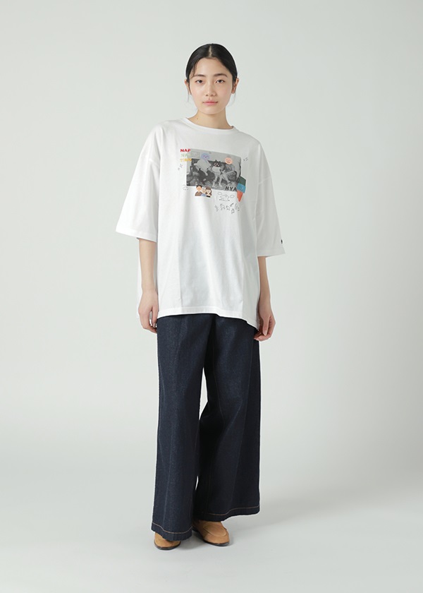 NYA- / COLLAGE T / ビッグシルエットTシャツ