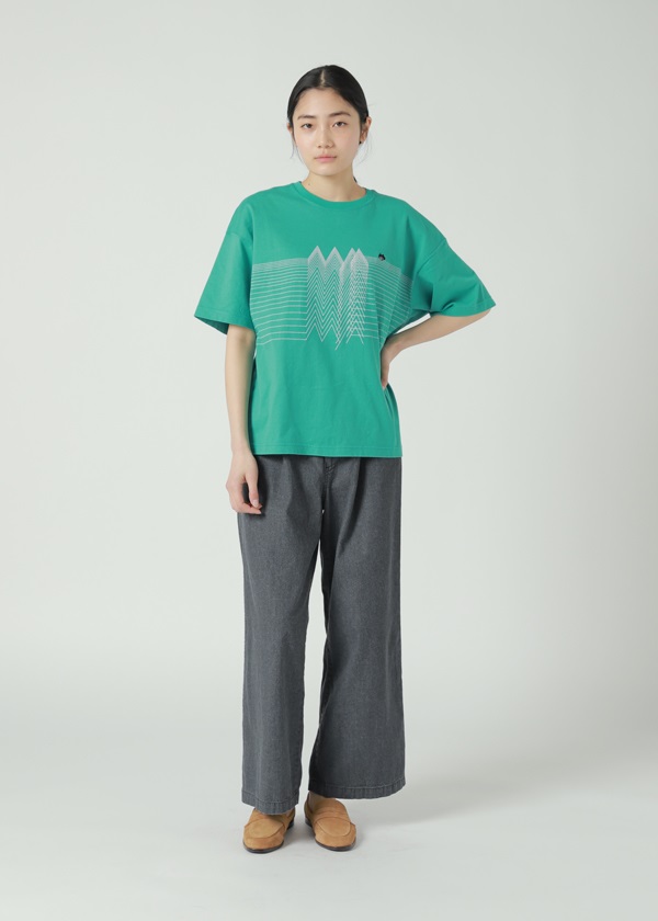NYA- / (O) SASHIKO HAPPO T / Tシャツ
